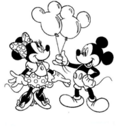 Disegni di Minni da colorare