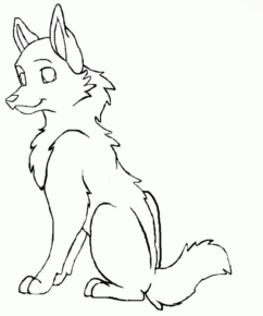Disegno di volpe da stampare e colorare 13