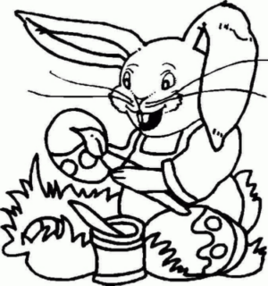 Disegno di uovo di Pasqua da stampare e colorare 12