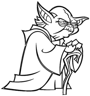 Disegno di Star Wars da stampare e colorare 14