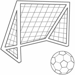 Disegno di pallone da stampare e colorare 1