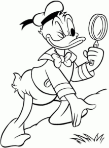 Disegno di Paperino da stampare e colorare 83