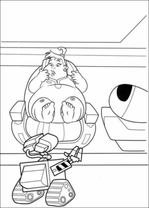 Disegno di Wall-E da stampare e colorare 46