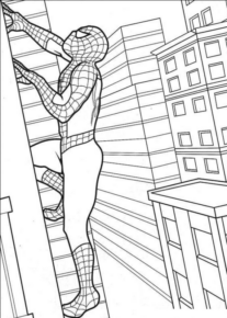 Disegno di Spiderman da stampare e colorare 59