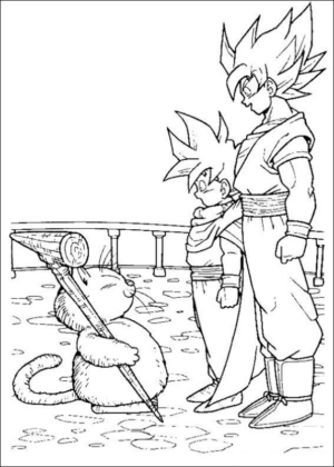 Disegno di Dragon Ball da stampare e colorare 79