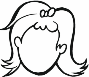 Disegno di viso da completare da stampare e colorare 5