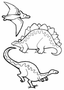 Disegno di Stegosauro da stampare e colorare 31