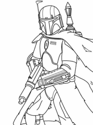 Disegno di Star Wars da stampare e colorare 58