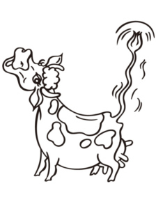 Disegno di mucca da stampare e colorare 97