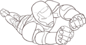 Disegni di Iron Man da colorare