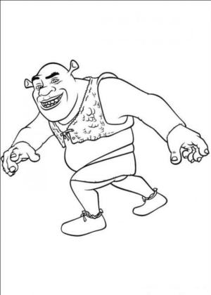 Disegno di Shrek da stampare e colorare 20
