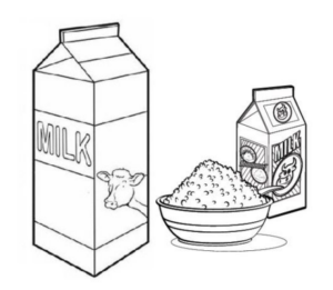Disegno di colazione da stampare e colorare 10