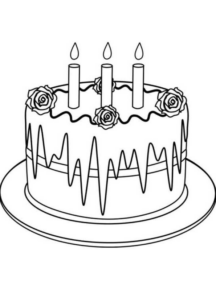 Disegno di compleanno da stampare e colorare 41