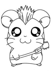 Disegno di Hamtaro da stampare e colorare 18