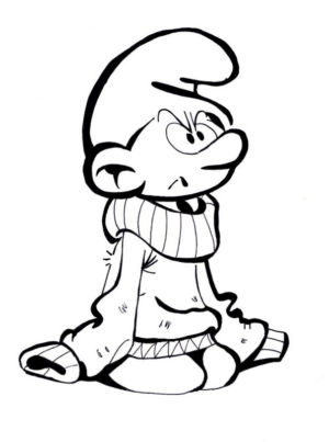 Disegno di Puffi da stampare e colorare 151