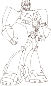 Disegno di Transformers da stampare e colorare 6