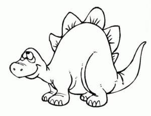 Disegno di Stegosauro da stampare e colorare 29