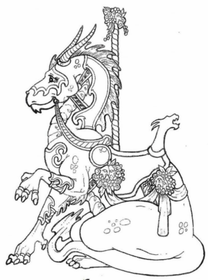 Disegno di lunapark da stampare e colorare 6