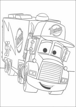 Disegno di Cars da stampare e colorare 288