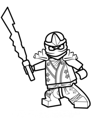 Disegno di Ninja Go da stampare e colorare 57