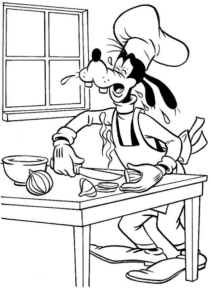 Disegno di Pippo da stampare e colorare 41