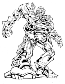 Disegno di Transformers da stampare e colorare 63