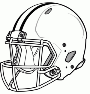 Disegno di football americano da stampare e colorare 113
