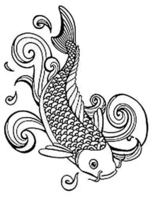Disegno di pesce da stampare e colorare 108