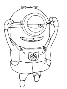Disegno di Cattivissimo me – Minions da stampare e colorare 6