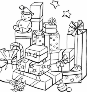 Disegno di regalo da stampare e colorare 37