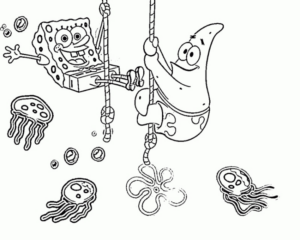 Disegno di Spongebob da stampare e colorare 70