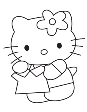 Disegno di Hello Kitty da stampare e colorare 31