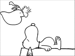 Disegno di Snoopy da stampare e colorare 23