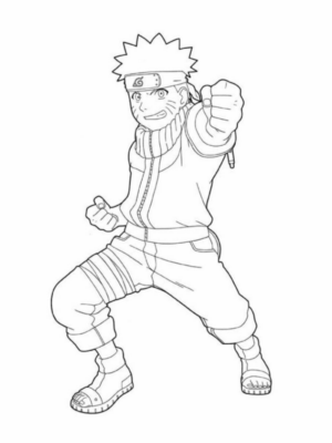 Disegno di Naruto da stampare e colorare 48