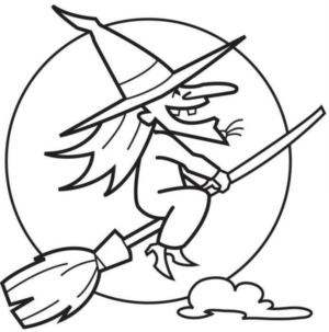 Disegno di Befana da stampare e colorare 29