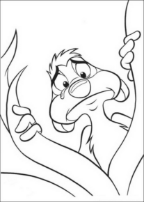 Disegno di Re Leone da stampare e colorare 84