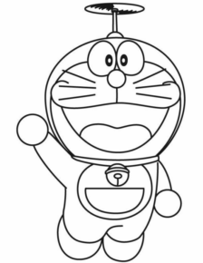 Disegno di Doraemon da stampare e colorare 12