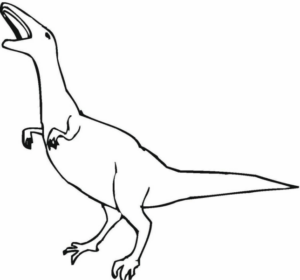 Disegno di Velociraptor da stampare e colorare 6