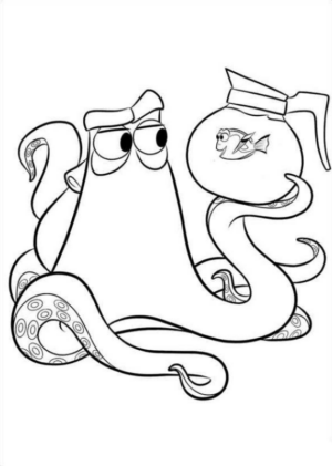 Disegno di polpo da stampare e colorare 26