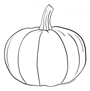 Disegno di zucca di Halloween da stampare e colorare 162