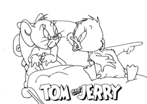 Disegno di Tom e Jerry da stampare e colorare 48