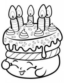 Disegno di compleanno da stampare e colorare 67