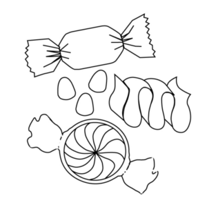 Disegno di dolciume da stampare e colorare 19