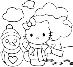 Disegno di Hello Kitty da stampare e colorare 120