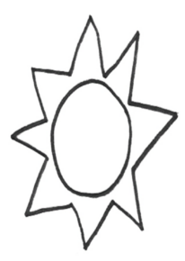 Disegno di sole da stampare e colorare 13