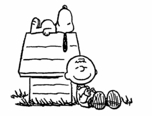 Disegno di Snoopy da stampare e colorare 48