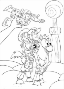Disegno di Toy Story da stampare e colorare 142