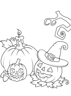 Disegno di zucca di Halloween da stampare e colorare 105 Disegno di zucca di Halloween da stampare e colorare 105