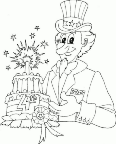Disegno di compleanno da stampare e colorare 116