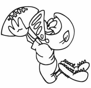 Disegno di football americano da stampare e colorare 47 Disegno di football americano da stampare e colorare 47